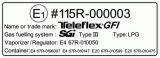 Teleflex GFI R-115 Sertifikas